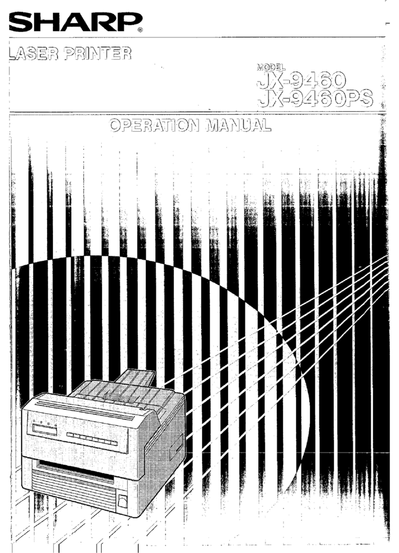 Sharp JX-9460 User manual Sharp JX-9460 User manual