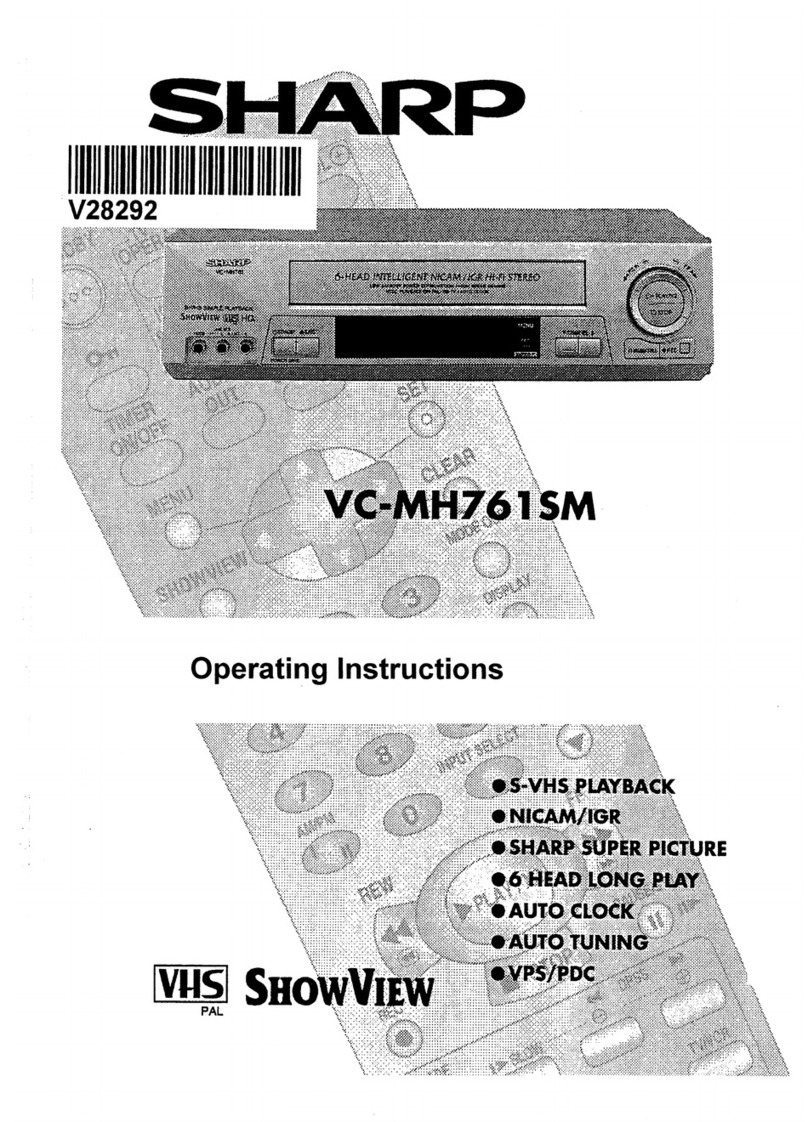 Sharp VC-MH761SM User manual Sharp VC-MH761SM User manual