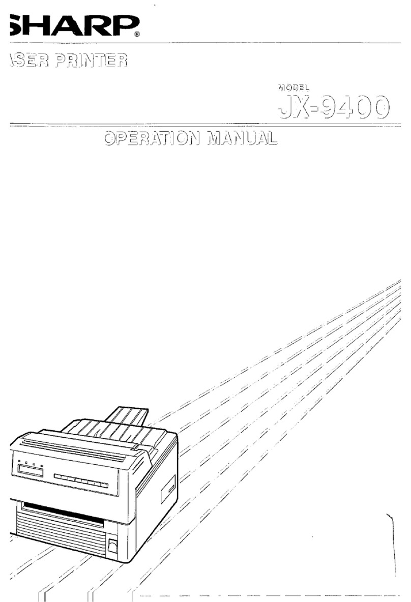 Sharp JX-9400 User manual Sharp JX-9400 User manual