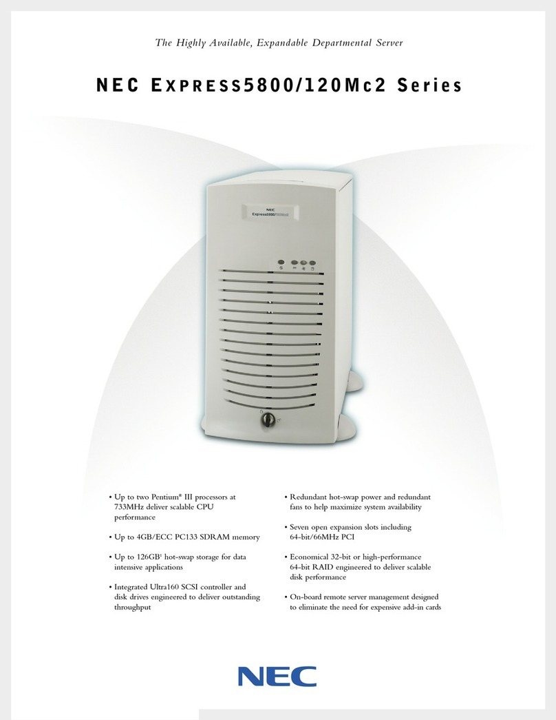 NEC Express5800/120Mc2 series User manual