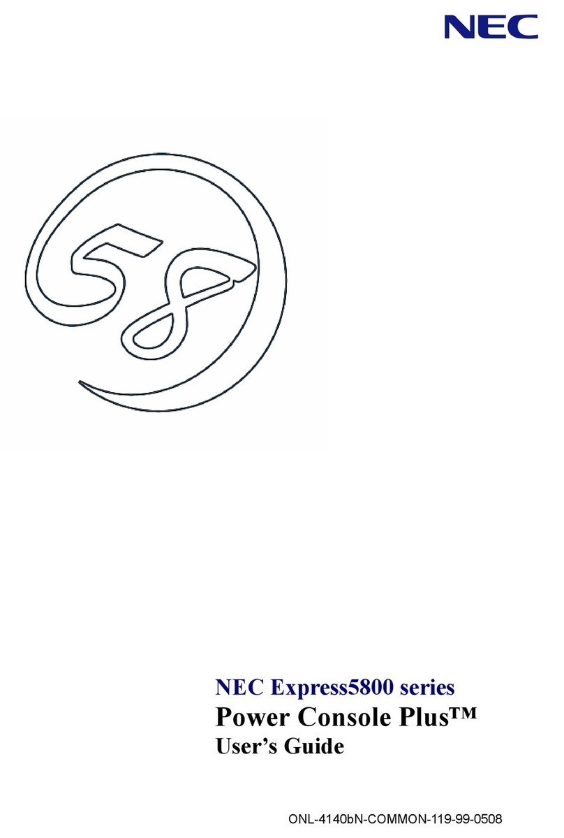 NEC NEC Express5800 Series User manual
