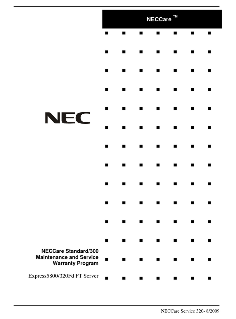 NEC NECCare Gold Express5800/320Fd Manual