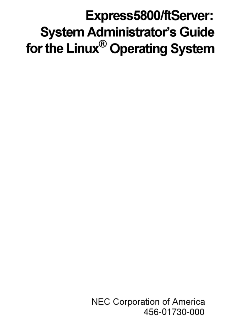 NEC Express5800/ftServer Service manual