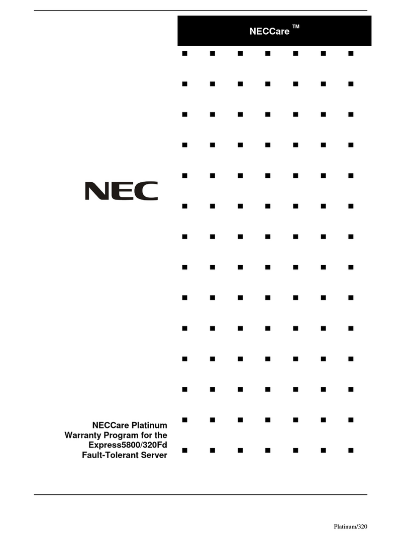 NEC NECCare Gold Express5800/320Fd Guide
