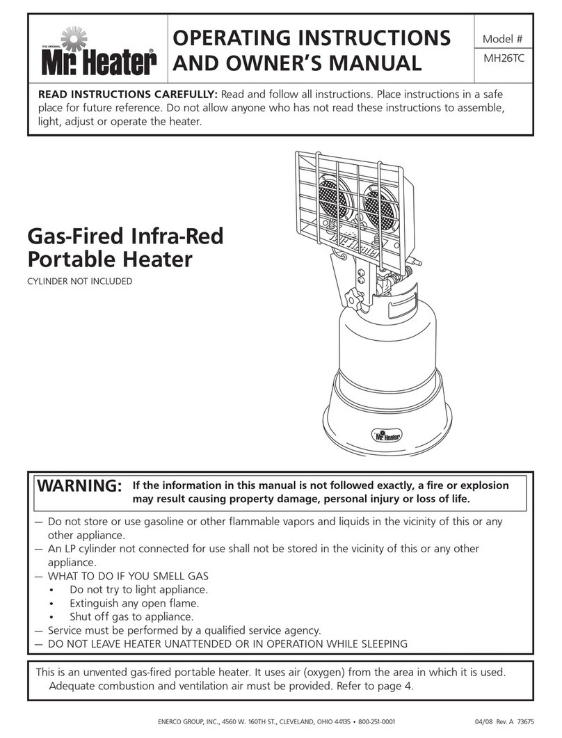 MrHeater MH26TC Assembly instructions