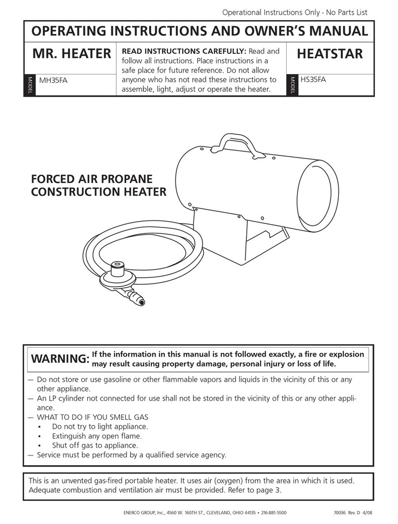 MrHeater HS35FA Assembly instructions