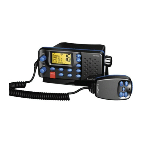 Navman VHF 7110 quick start guide