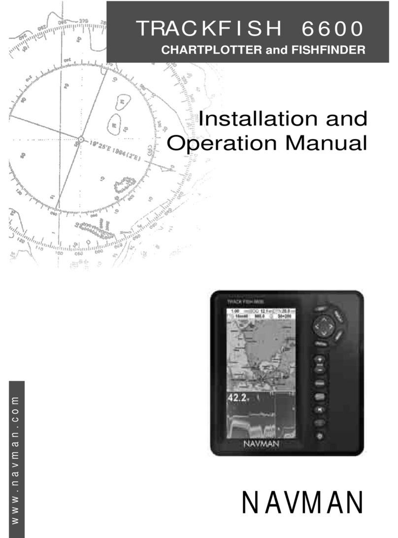 Navman TRACKFISH 6600 Installation and operation manual