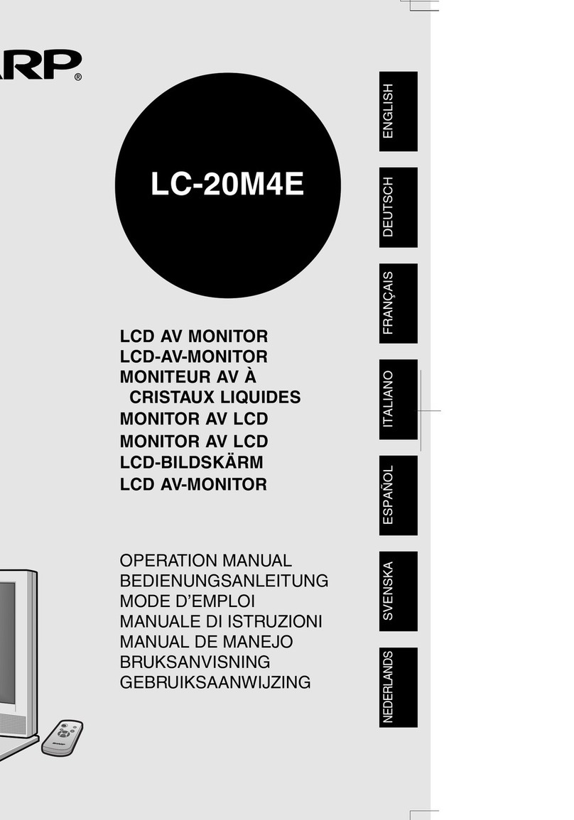 Sharp LC-20M4E Operation manual