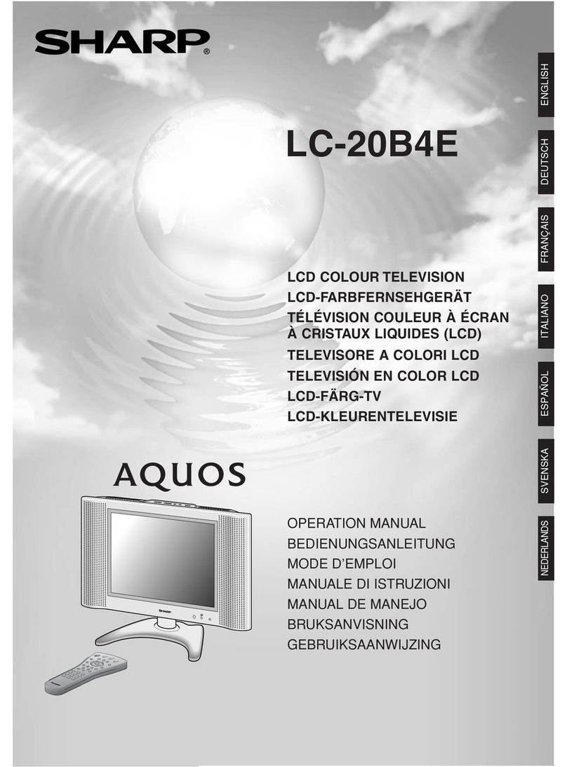 Sharp Aquos LC-20B4E User manual