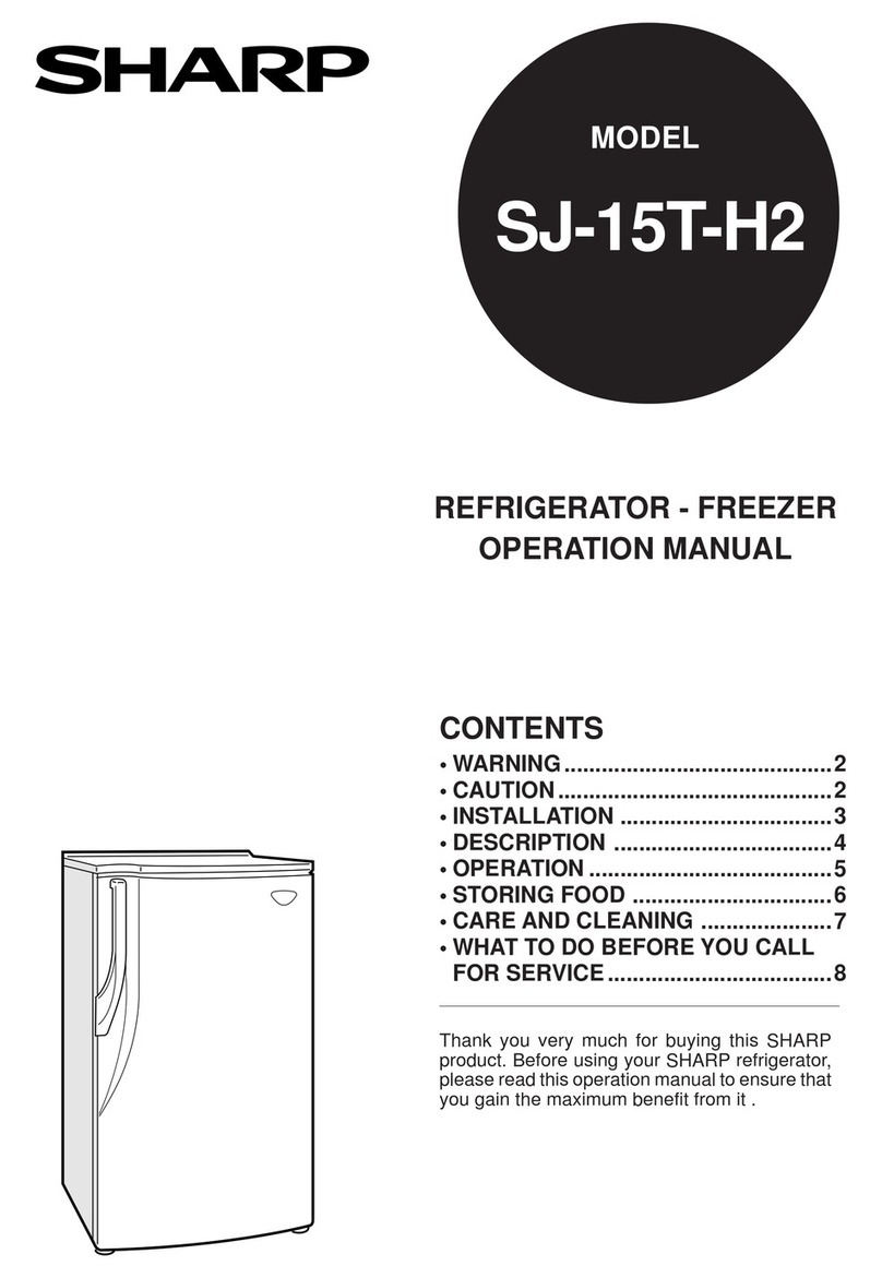 Sharp SJ-15T-H2 Operation manual