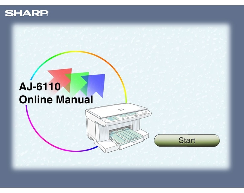 Sharp AJ-6110 Setup guide