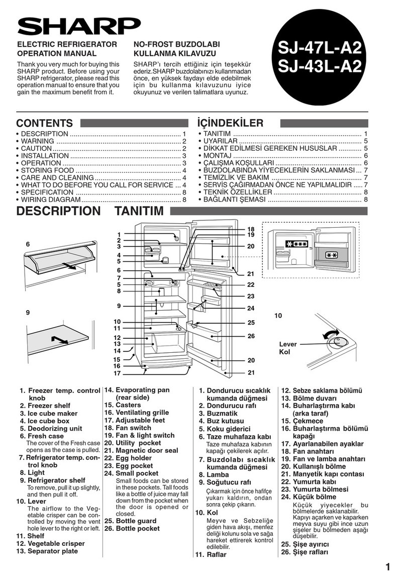 Sharp SJ-43L-A2 User manual