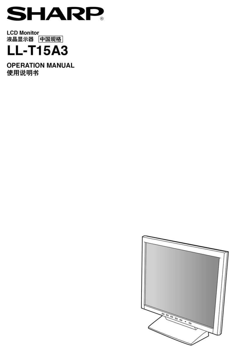 Sharp LL-T15A3 User manual Sharp LL-T15A3 User manual