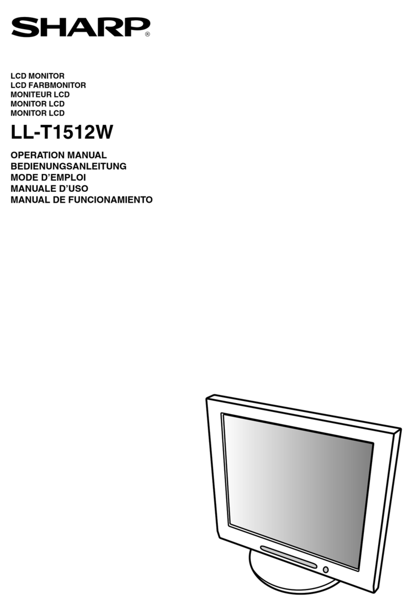 Sharp LL-T1512W User manual Sharp LL-T1512W User manual