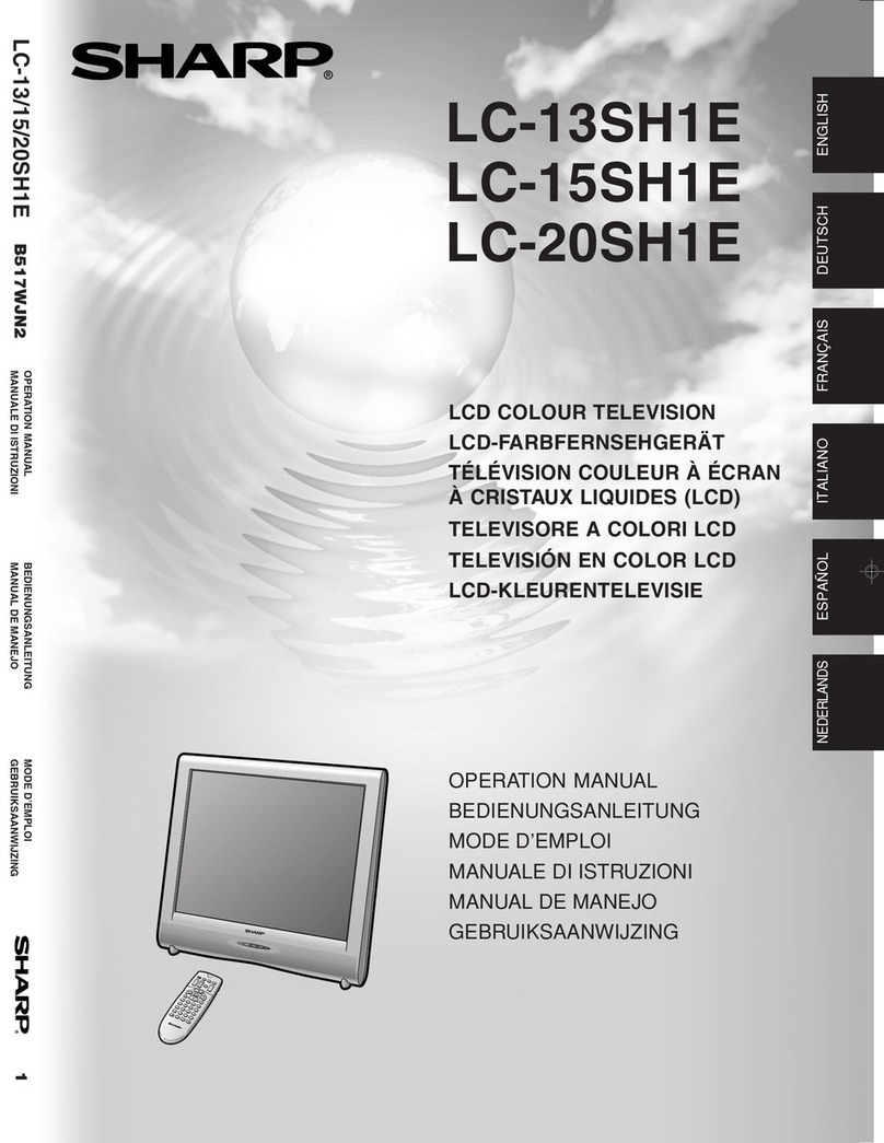 Sharp LC-13SH1E User manual