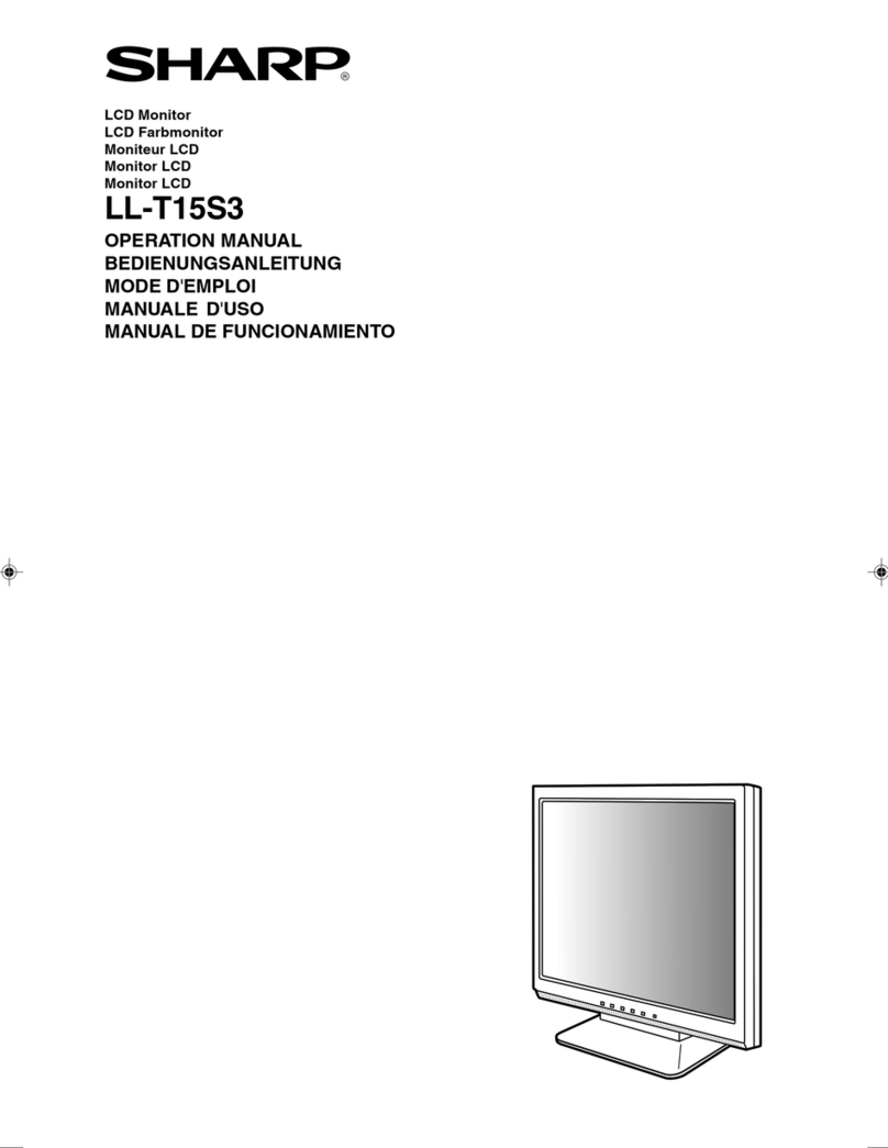 Sharp LL-T15S3 User manual Sharp LL-T15S3 User manual