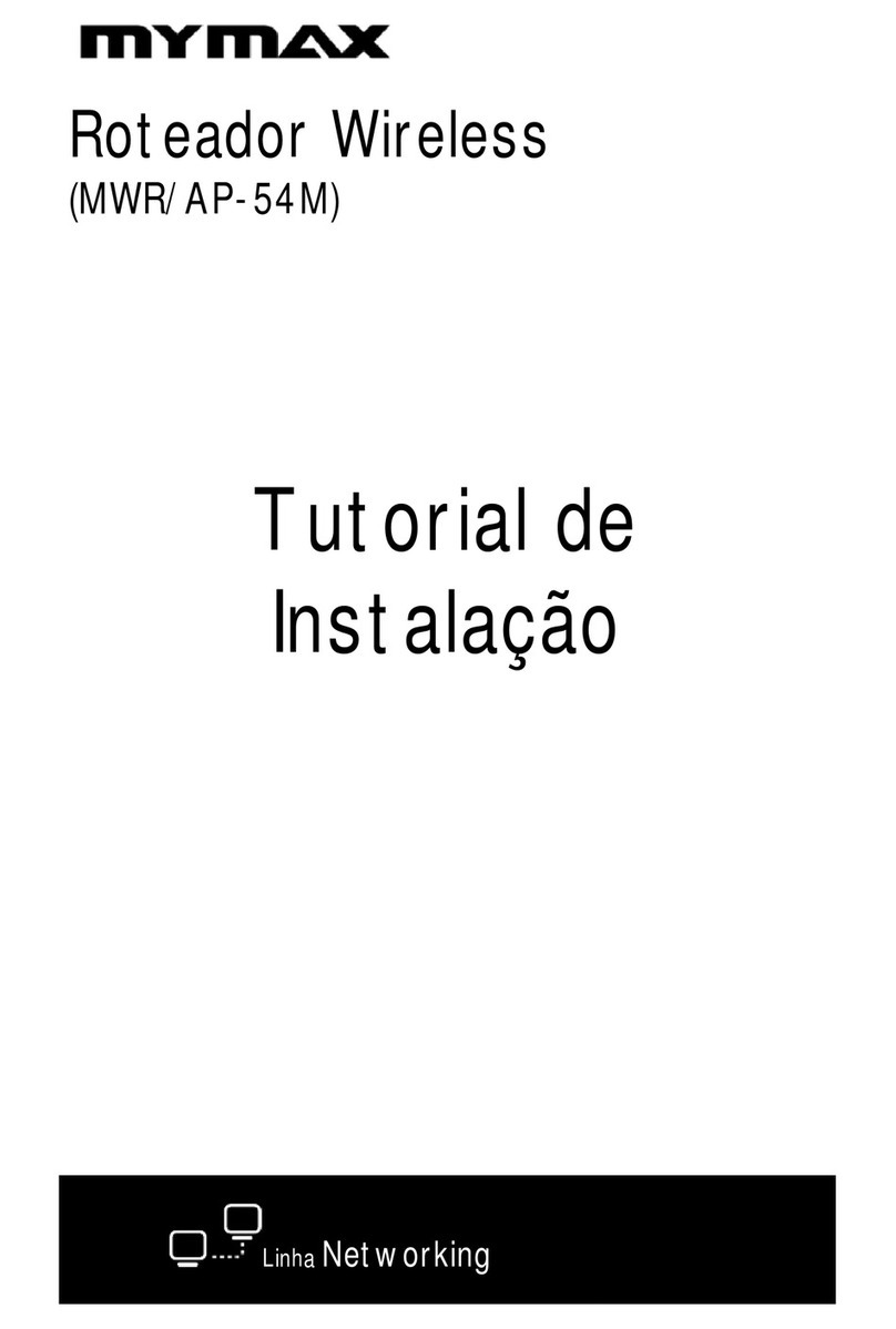 Mymax MWR/AP-54M Tutorial de Instalação