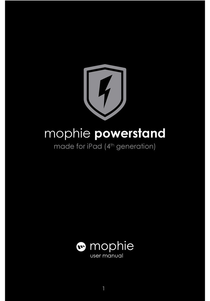 Mophie PowerStand for iPad 4th generation user manual