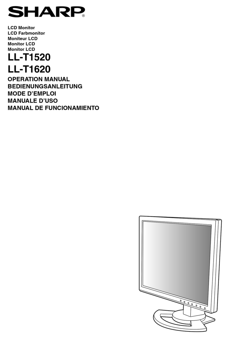 Sharp LL-T1520 User manual