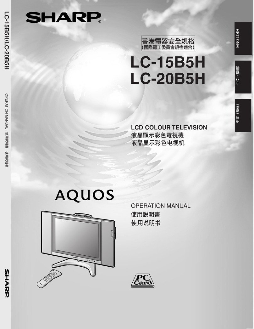 Sharp Aquos LC-15B5H User manual