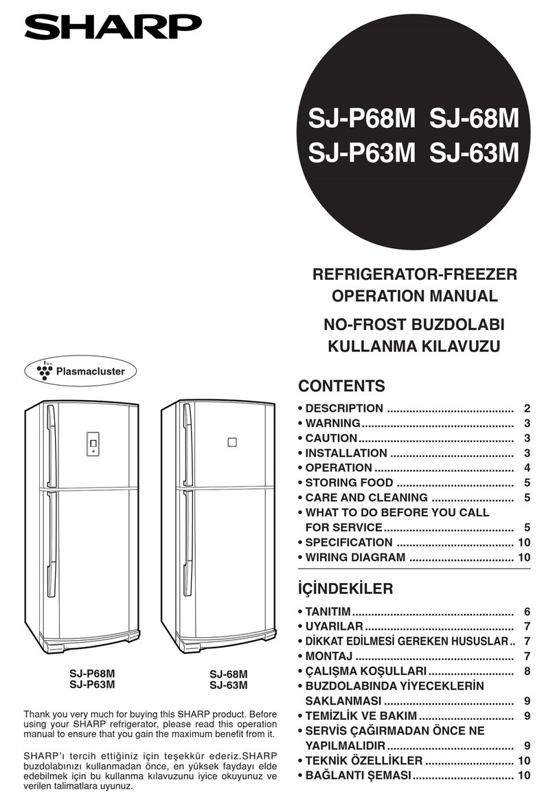 Sharp SJ-P68M User manual