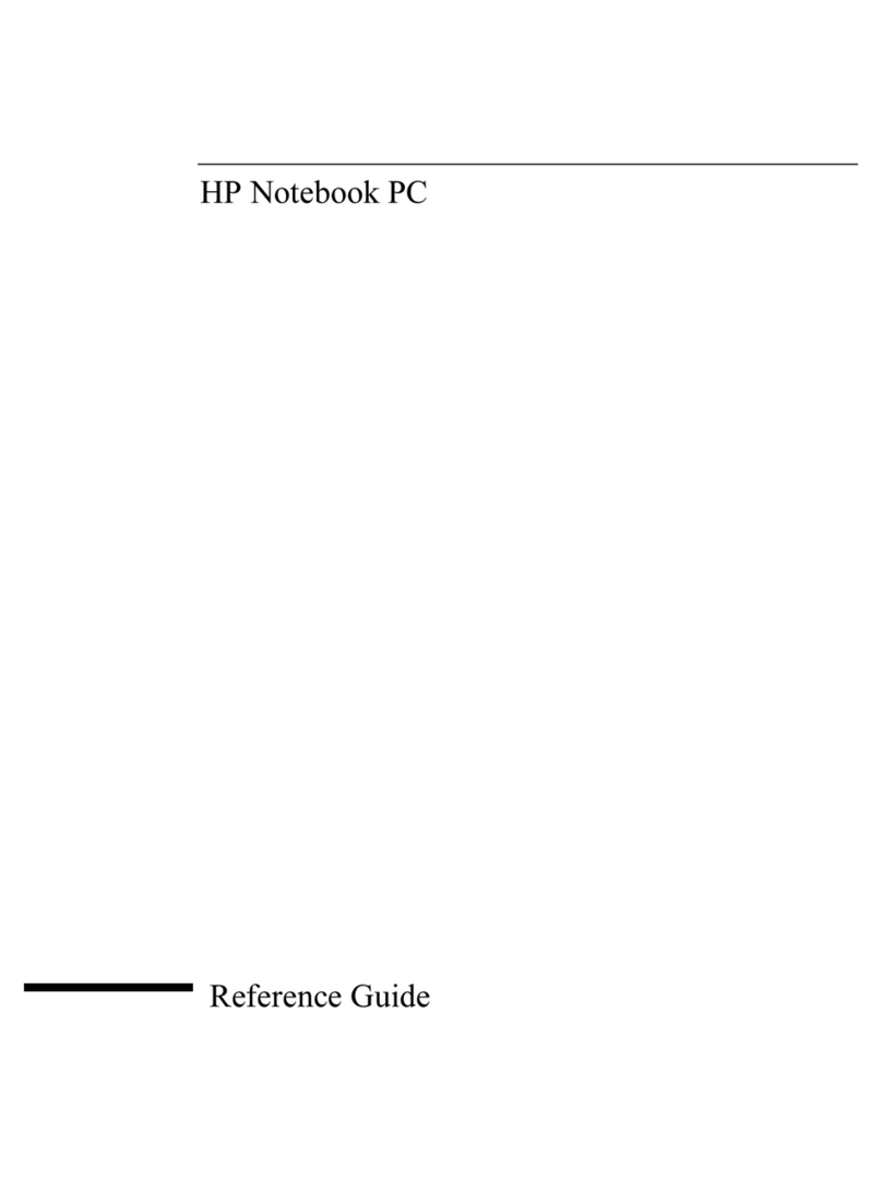 HP OmniBook xe3-gd - Notebook PC User manual HP OmniBook xe3-gd - Notebook PC User manual