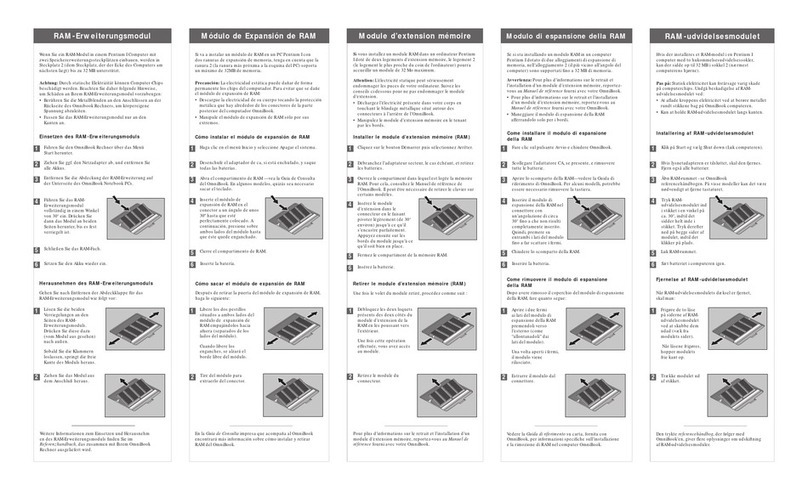 HP HP OmniBook 900 Assembly instructions