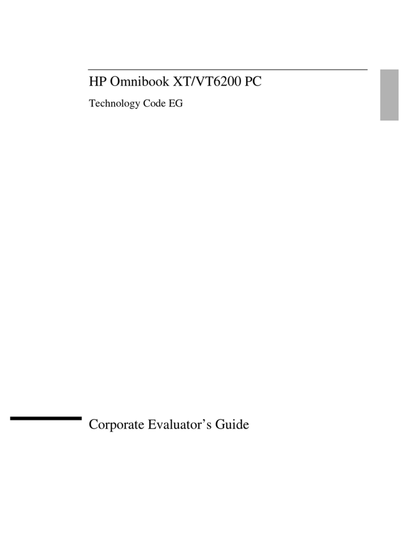 HP OmniBook VT6200 User manual