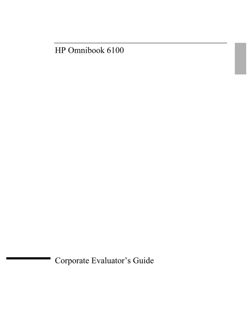 HP OmniBook 6100 - Notebook PC User manual