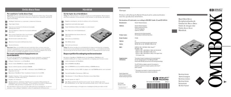 HP OmniBook 7150 Hard Drive Replacement