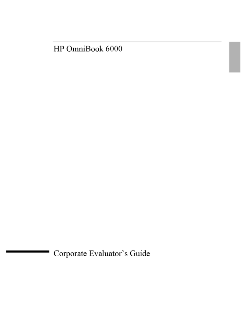 HP OmniBook 6000 - Notebook PC Instruction sheet HP OmniBook 6000 - Notebook PC Instruction sheet