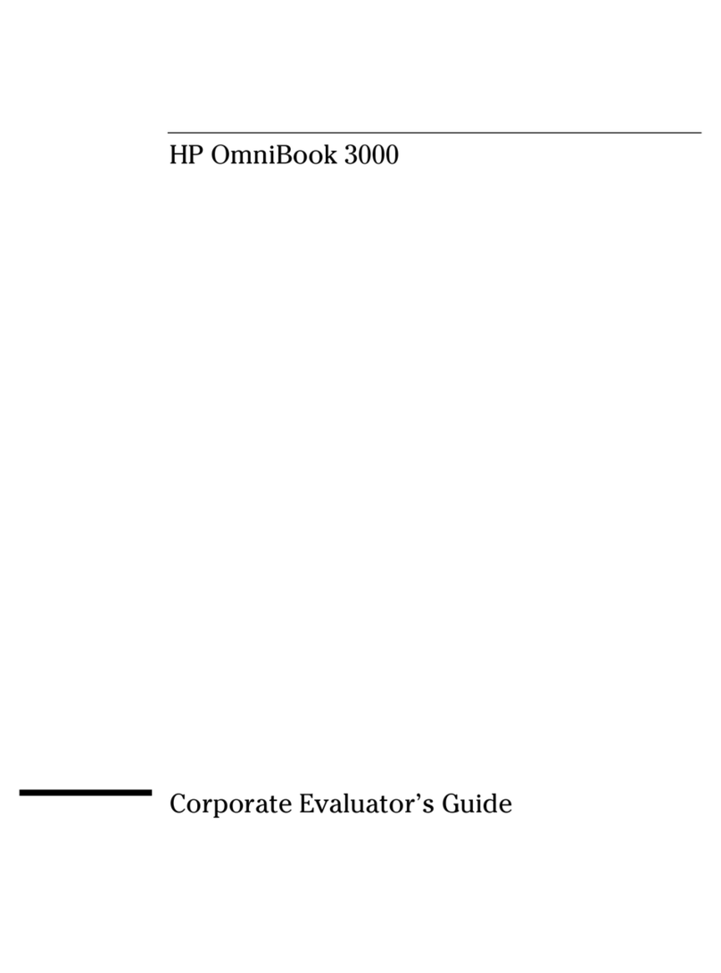 HP OmniBook 3000 - Notebook PC User manual