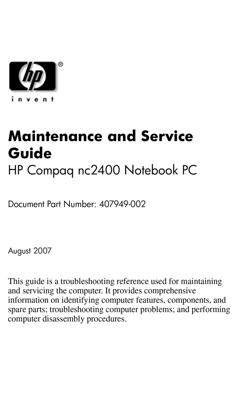 HP Compaq nc2400 Manual