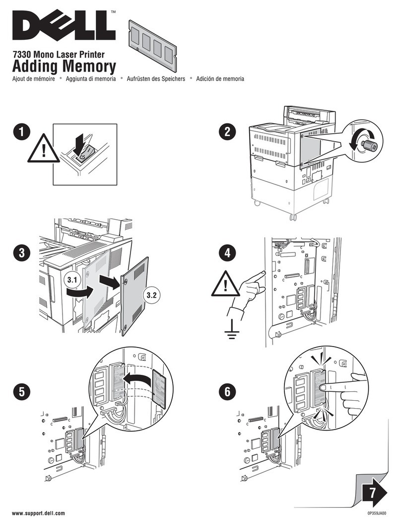 Dell 7330 Memory adding Instruction