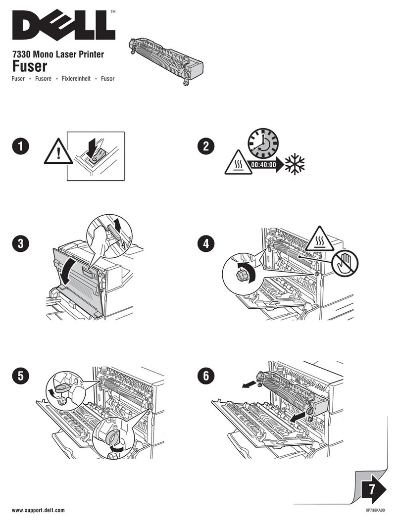 Dell 7330 Fuser Installation