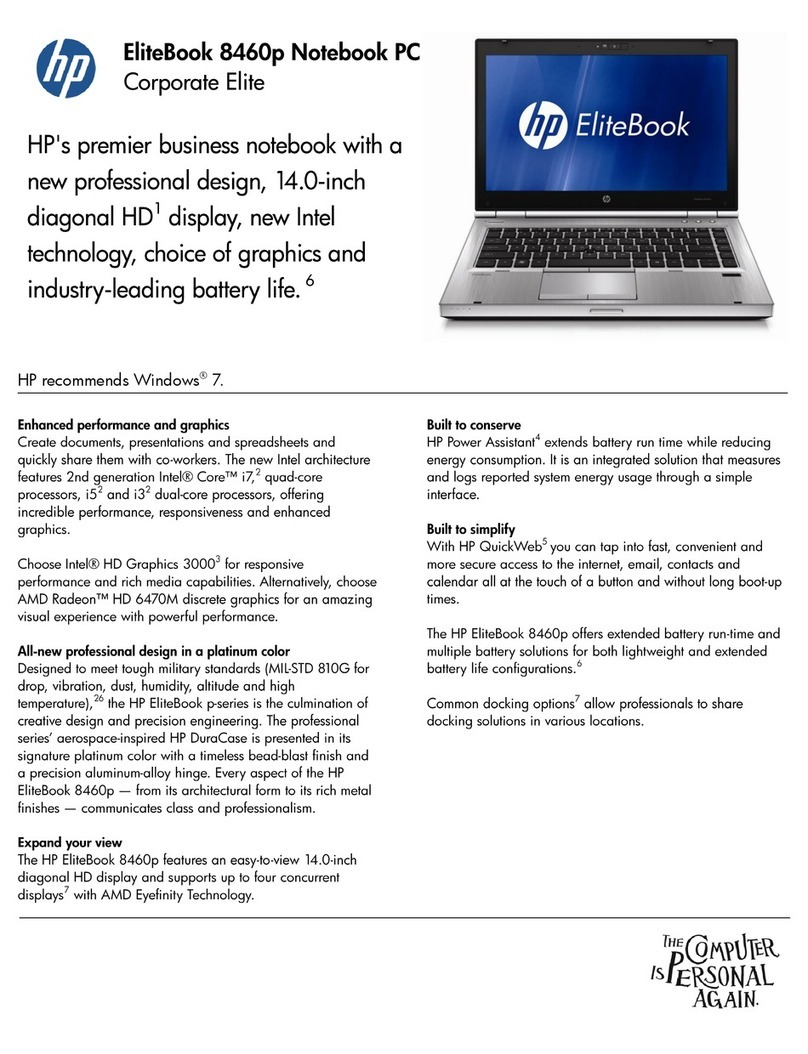 HP XU060UT User manual