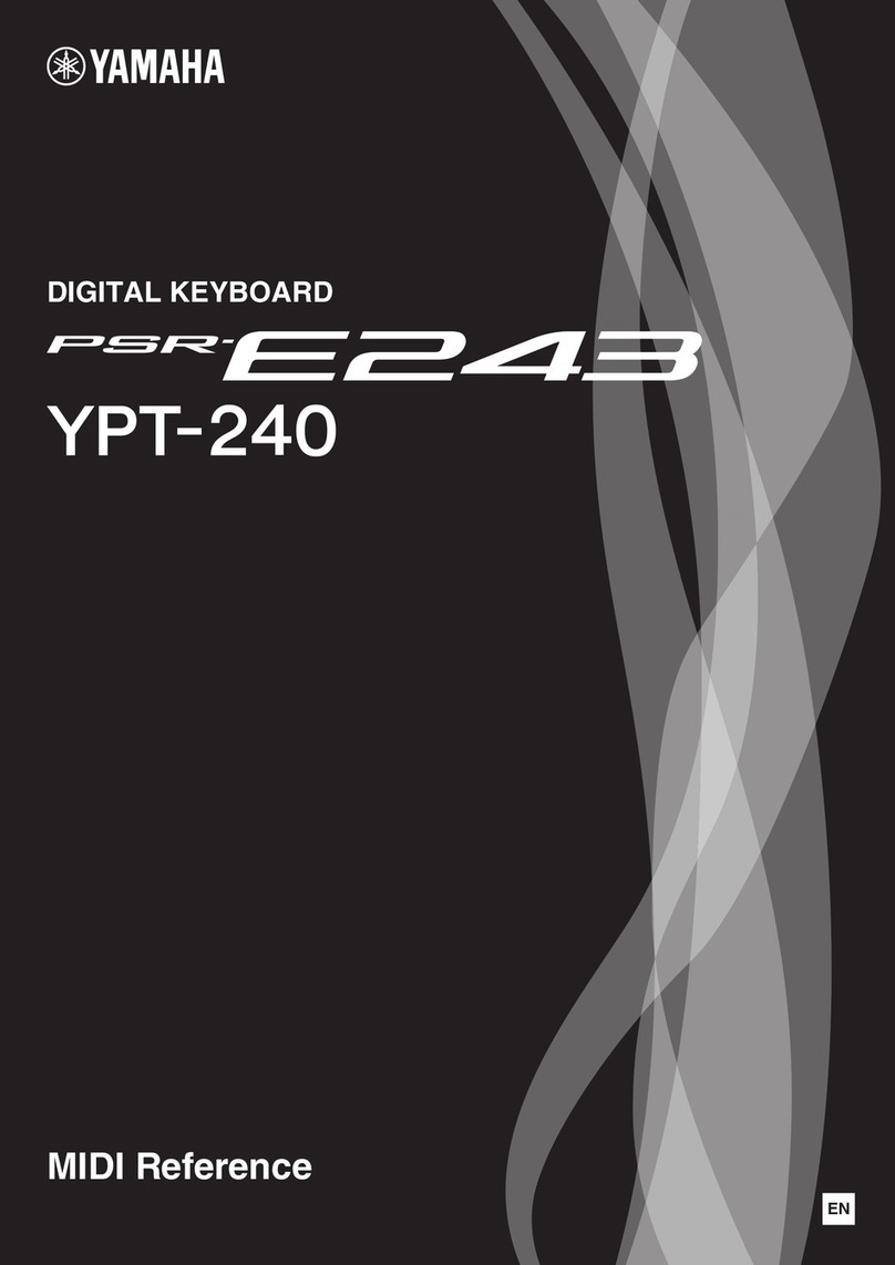 Yamaha PSR-E243 Service manual