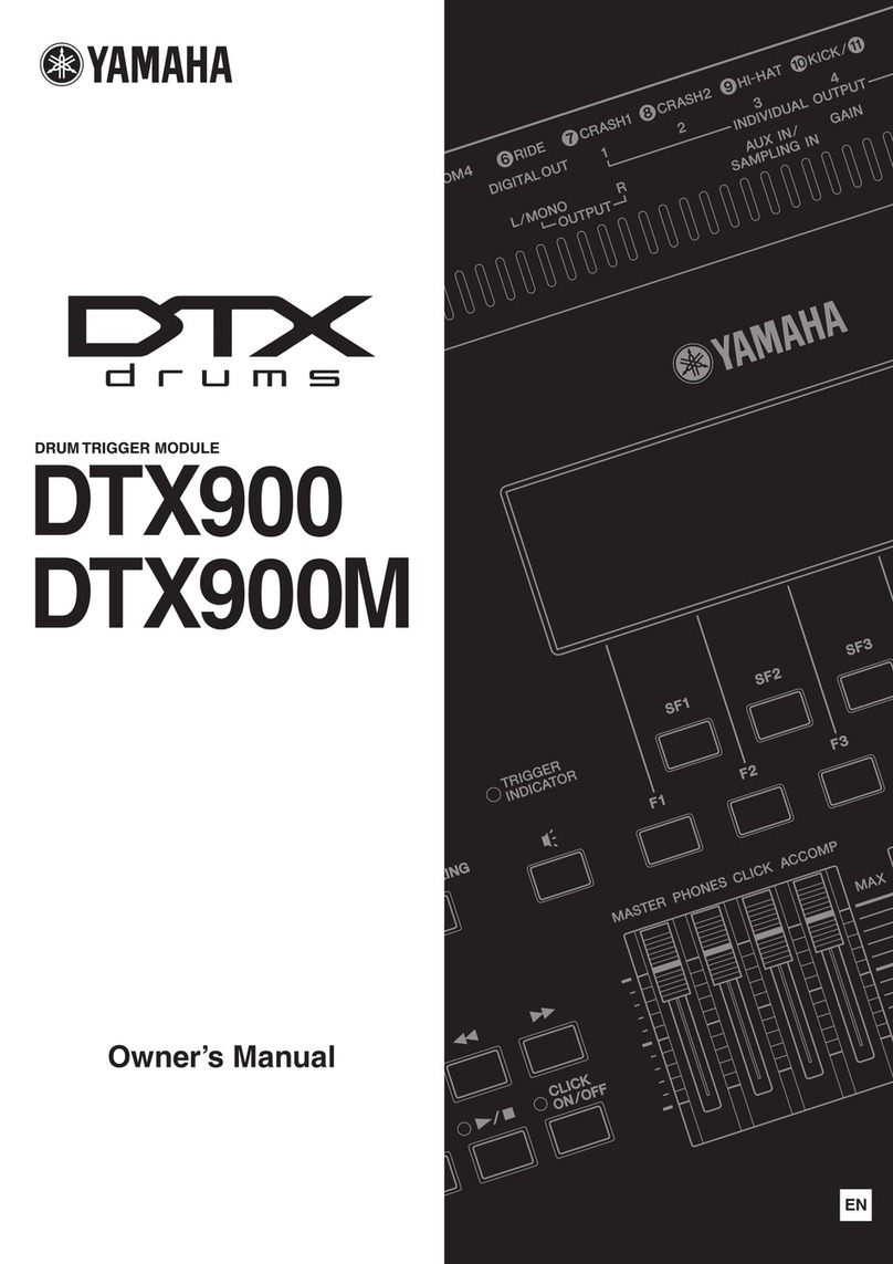 Yamaha DTX900M User manual