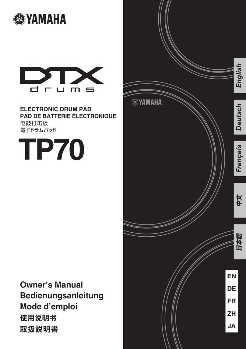 Yamaha TP70 owner's manual