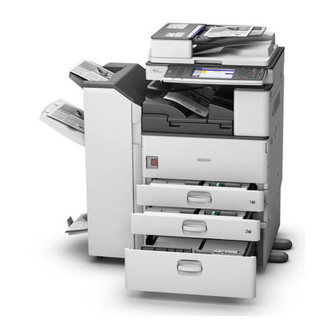 Ricoh Aficio MP 7500 S/P Instruction and safety manual