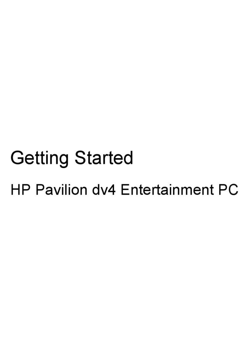 HP Pavilion dv4-3000 User manual HP Pavilion dv4-3000 User manual