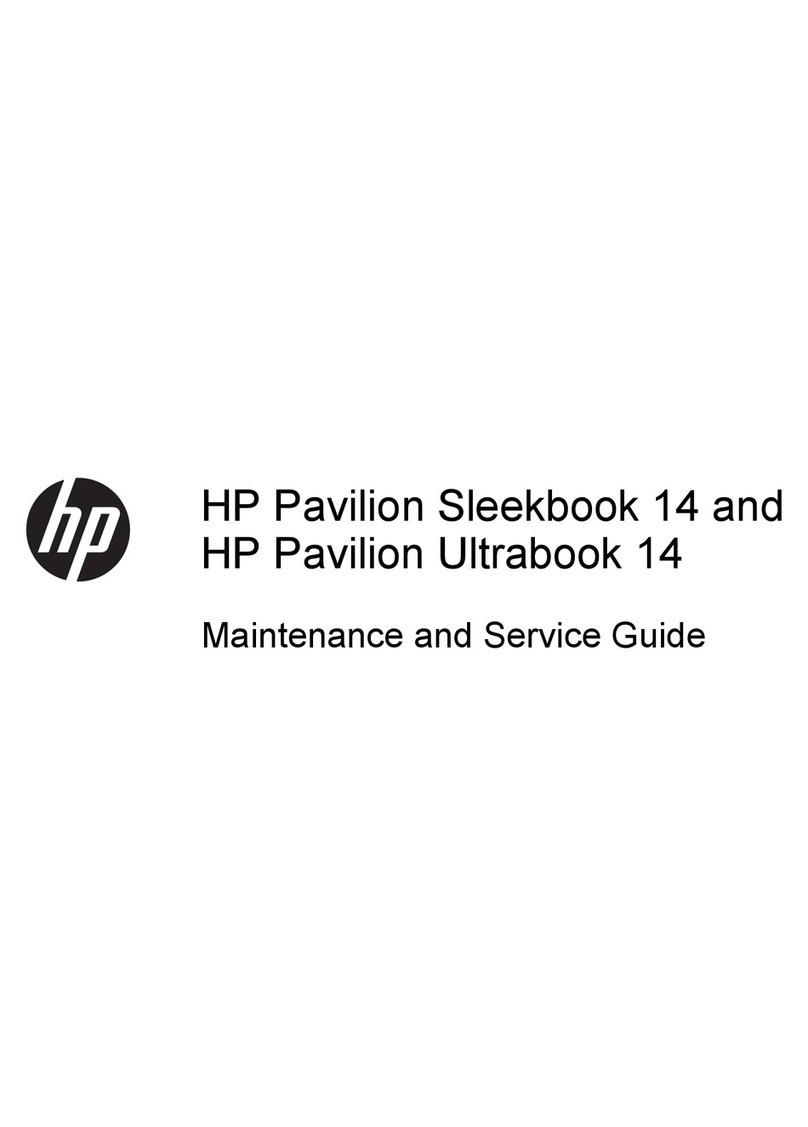 HP Pavilion Sleekbook 14-b000 Manual