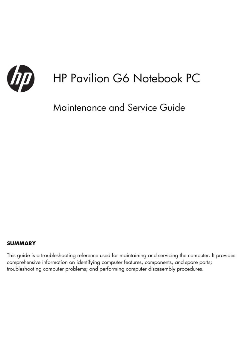 HP Pavilion g6-1300 Manual