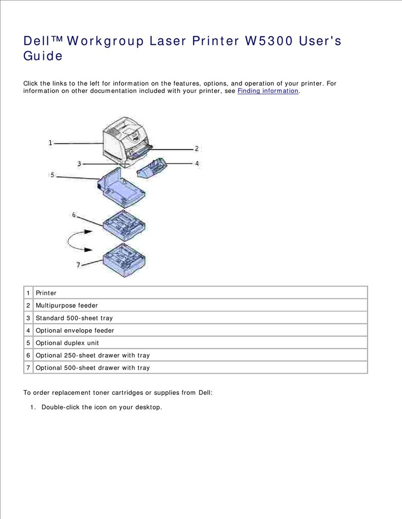 Dell W5300 User manual