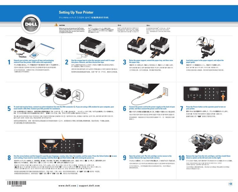 Dell V505 All In One Inkjet Printer Technical manual Dell V505 All In One Inkjet Printer Technical manual