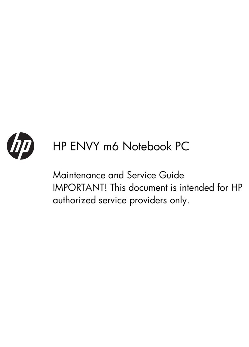 HP ENVY m6-1300 Manual HP ENVY m6-1300 Manual