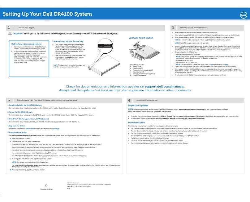 Dell PowerVault DR4100 Manual