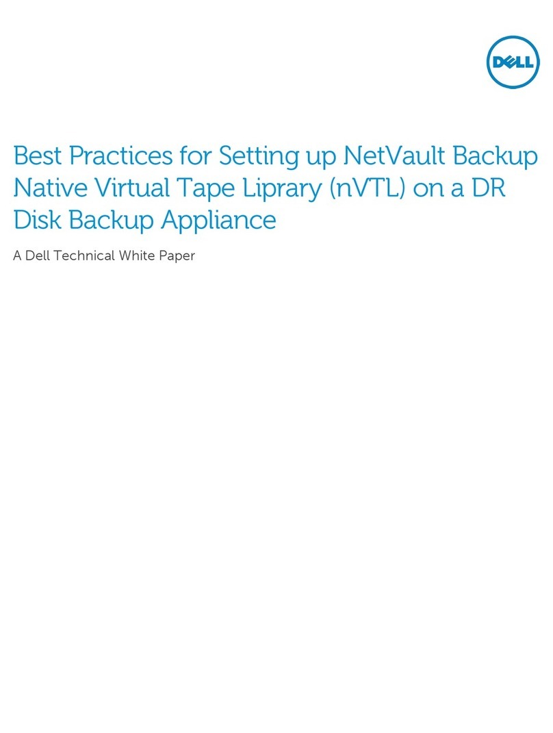 Dell PowerVault Storage Area Network User manual