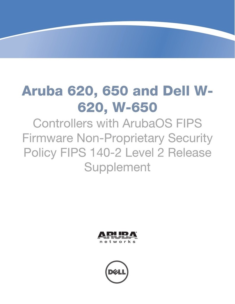 Dell PowerConnect W-Series FIPS Owner's manual Dell PowerConnect W-Series FIPS Owner's manual